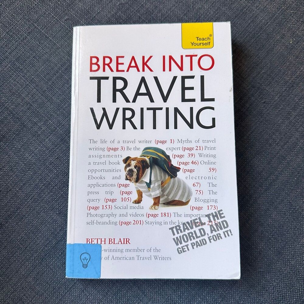 Travel writing book